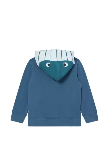 Bluza z kapturem dziecięca Stella Mccartney niebieska