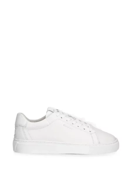 Sneakerși Gant din piele cu imagine alb