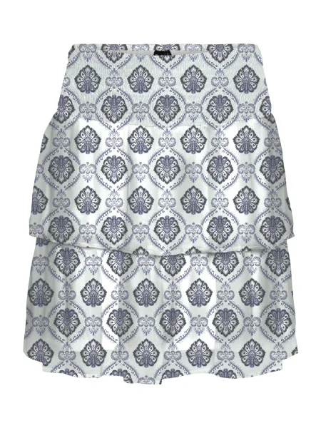 Vero Moda Petite Fustă VMSMILLA albastru noapte / safir alb
