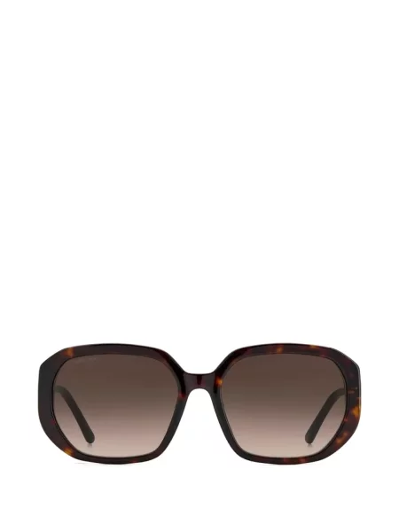 Kvadratne sunčane naočale Jimmy Choo smeđa