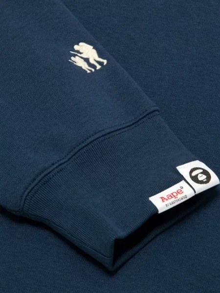 Hanorac cu glugă Aape By A Bathing Ape cu imagine albastru