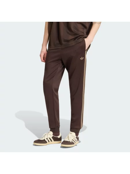 Adidas Originals spodnie dresowe brązowe