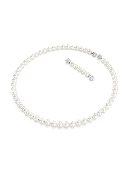 Swarovski Retiazka strieborná / priehľadná biela