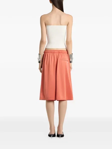Pantaloni scurți Courreges portocaliu