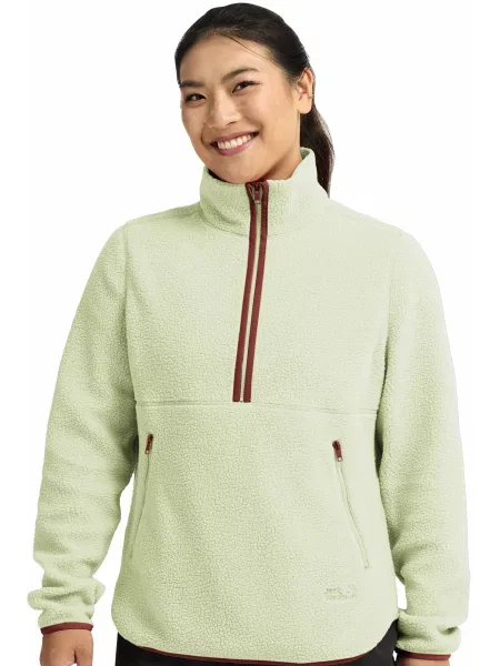 Флісова кофта Jack Wolfskin салатовий