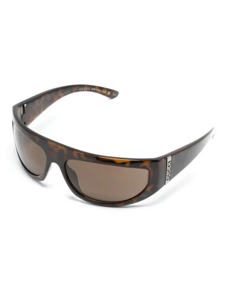 Sluneční brýle Gucci Eyewear hnědé