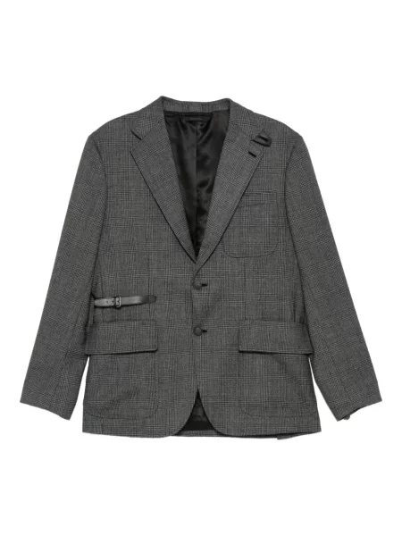 Sacou Brioni în carouri gri