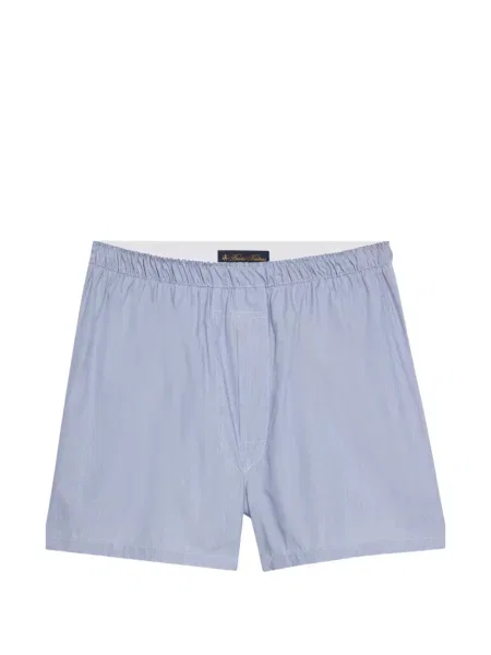 Csíkos rövidnadrág Brooks Brothers kék