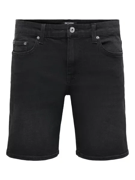 Only & Sons Džíny Weft džínovina černá