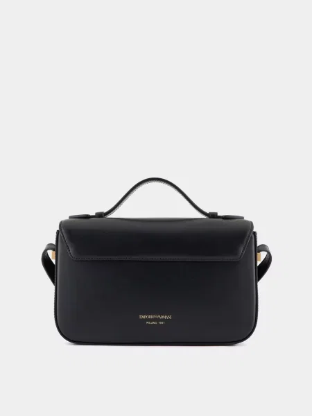 Emporio Armani Сумка Шкіра з покриттям чорний