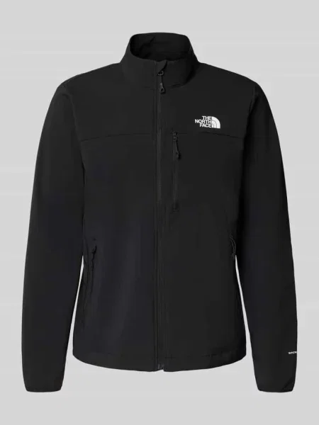 Kurtka ze stójką i logo The North Face czarna