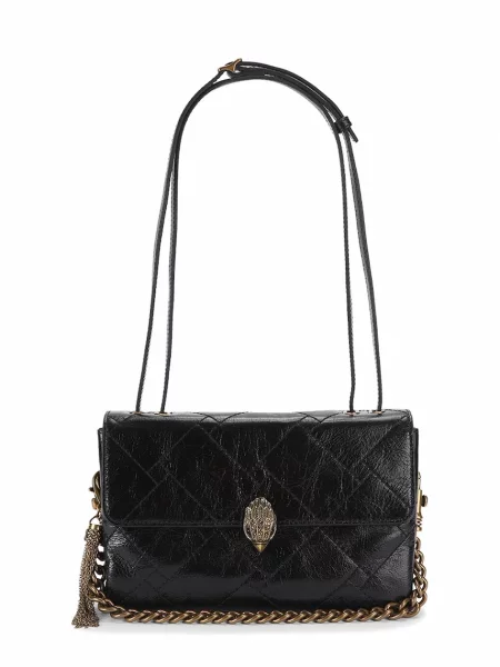 Kurt Geiger London torebka skórzana CELIA czarna