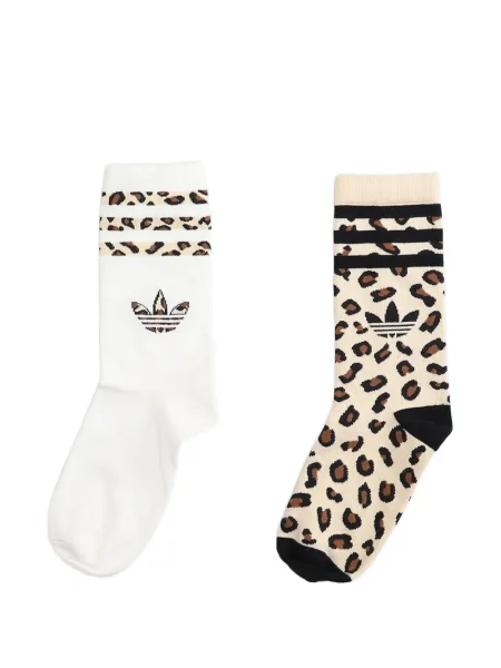 Μπλούζα Adidas με αυτόγραφο με κορδόνι με λαιμόκοψη v καφέ