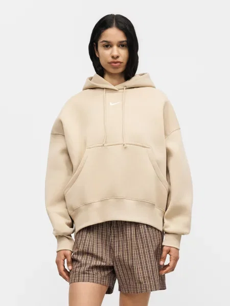 Nike Sportswear Mikina Phoenix Fleece' béžová