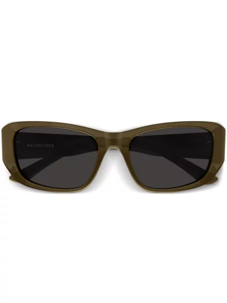 Ochelari de soare dreptunghiulari Balenciaga Eyewear maro