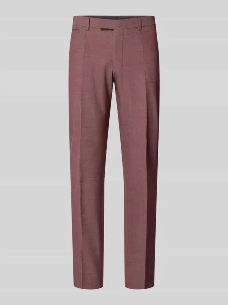 Spodnie garniturowe o kroju slim fit z dodatkiem wełny i model Strellson