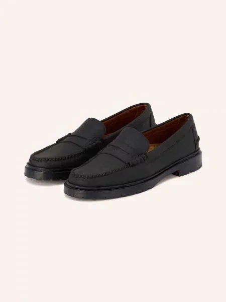 Sebago Penny Loafers Daxton schwarz czarne
