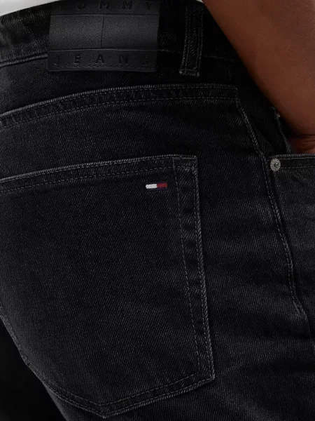 Прямые джинсы Tommy Jeans черные
