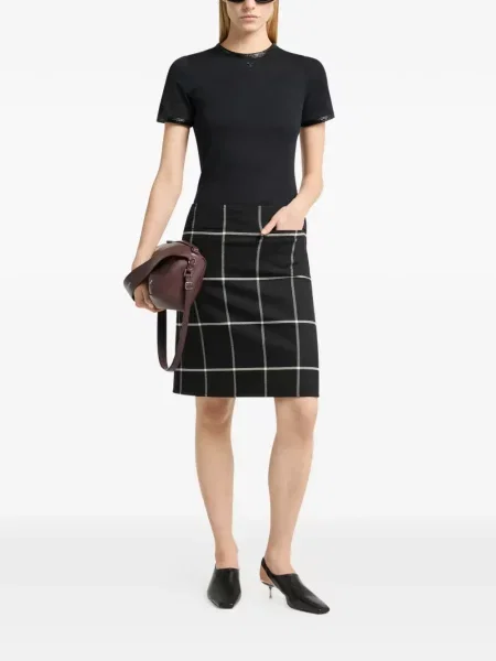 Tricou Courreges cu autograf negru