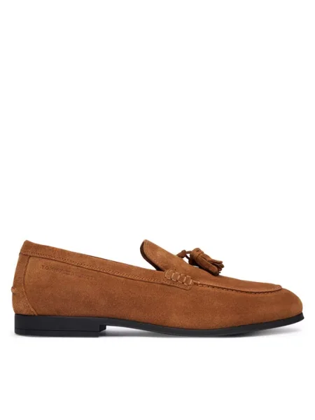 Pantofi loafer Tommy Hilfiger maro