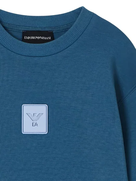 Bluza dziecięca Emporio Armani niebieska