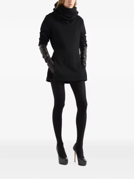 Rochie mini 7 For All Mankind cu volane negru