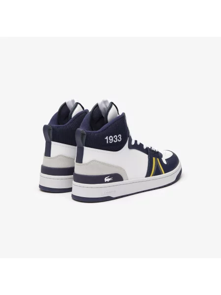 Lacoste Buty Sportowe Mid Leather białe