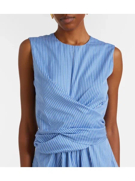 Rochie midi Altuzarra drapată albastru