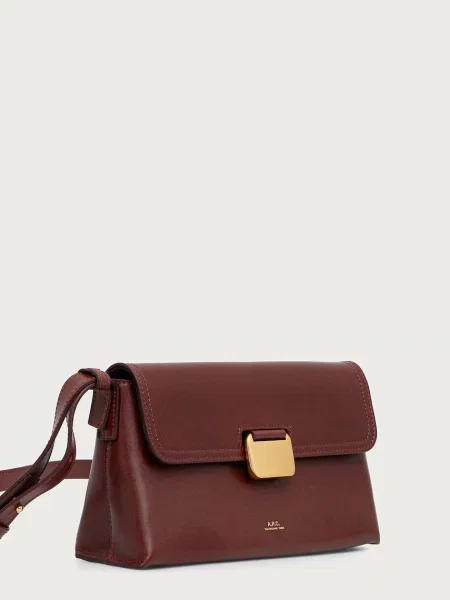 A.P.C. сумка крос-боді шкіряна sac simone small