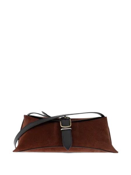 Geanta crossbody Paul Smith cu cataramă maro