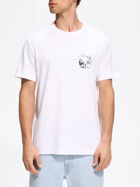 Reserved MEN`S T-SHIRT кремовий 