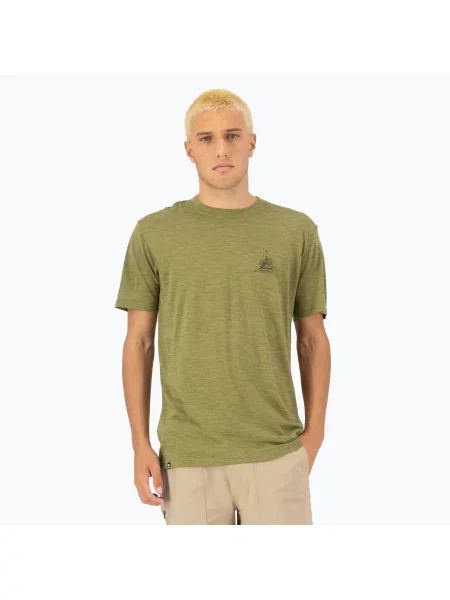 Мъжка термо риза Mons Royale Zephyr Tencel fern зелено