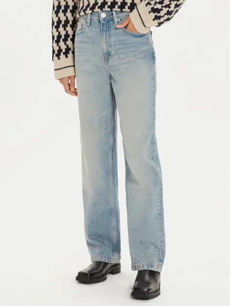 Tommy Hilfiger Blugi Straight Fit albastru
