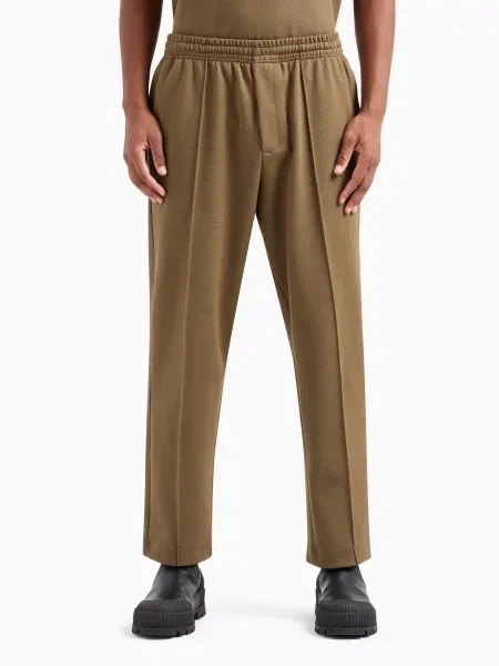 Emporio Armani Штаны спортивные Бавовна/поліестер коричневий