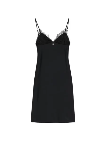 Rochie midi Coperni din dantelă cu bretele negru