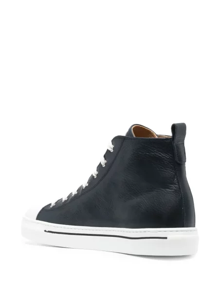 Sneakerși Roberto Cavalli din piele negru