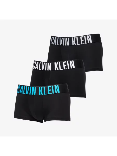 Hlačke Calvin Klein z nizkim pasom mikrovlaken črna
