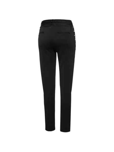 Pantaloni Puma cu dungi alergare negru