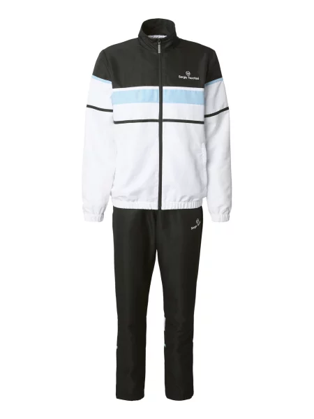 Sergio Tacchini Tepláková souprava světlemodrá / černá bílá