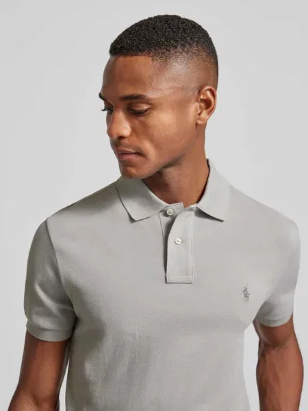 Koszulka polo o kroju slim fit z czystej bawełny Polo Ralph Lauren