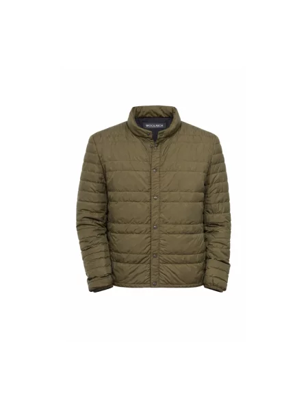 Kurtka puchowa Woolrich pikowana zielona