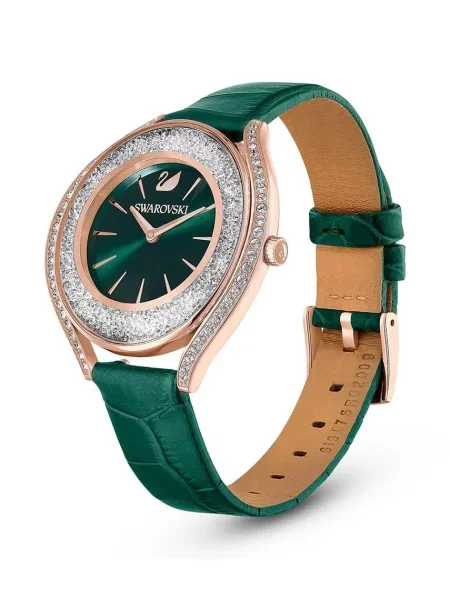 Zegarek Swarovski skórzany zielony