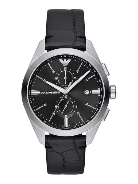 Emporio Armani ceas barbati argintiu negru