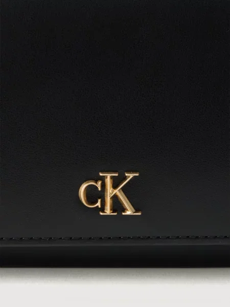 Calvin Klein portofel pentru femei din piele negru