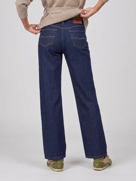 Džínsy s rovným strihom Pepe Jeans modrá