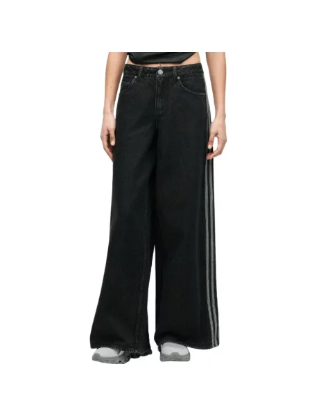 Spodnie adidas Adicolor Denim Track Pants Black czarne