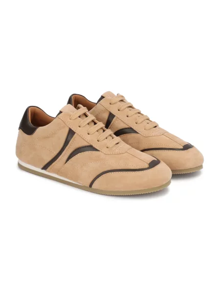 Sneakersy Kazar zamszowe beżowe