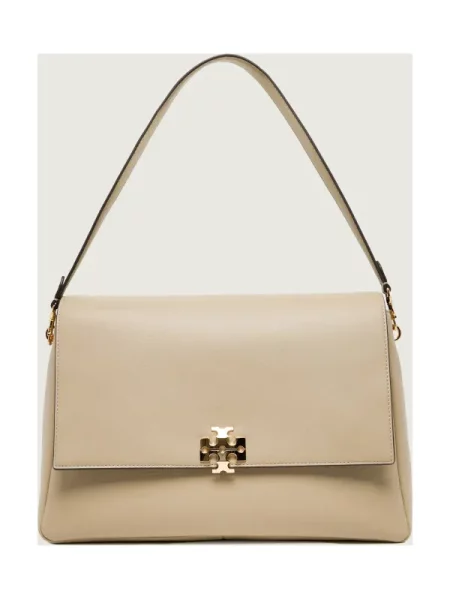 TORY BURCH Bőr válltáska Charlie bézs