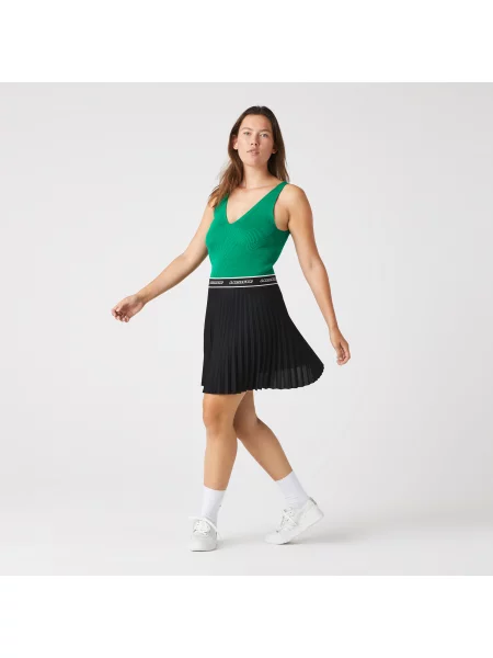 Lacoste Spódnica Active Loose Fit W Kolorze Czarnym czarna