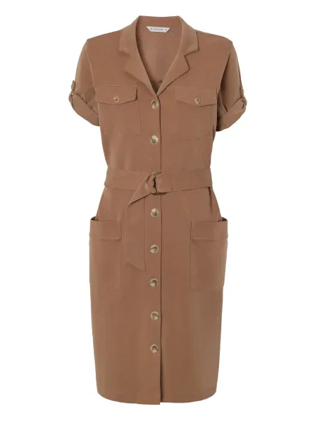 Tatuum Rochie tip cămașă Zoe bej